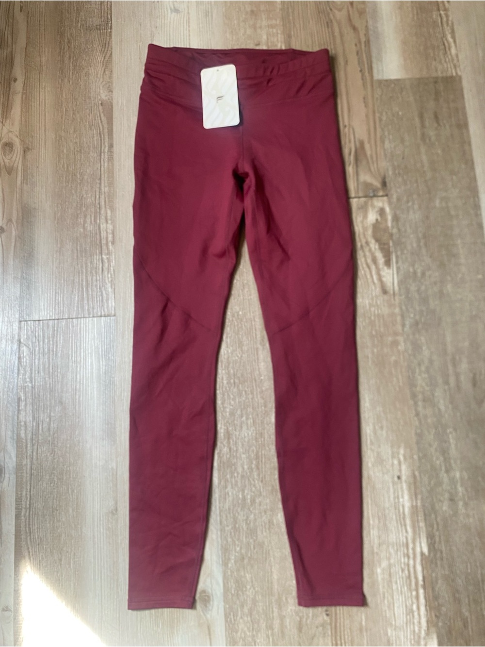 Fabletics Girls' Burgundy Active Leggings